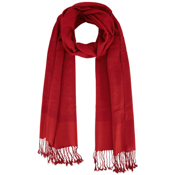 "Deep Red"  Het rood van deze shawl doet altijd aan de liefde denken. Aanbieding.